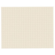 Couverture lestée tissu crème clair 235x290 cm 15 kg - Vetonek