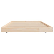 Estructura de cama sin colchón madera maciza de pino 90x200 cm - Vetonek