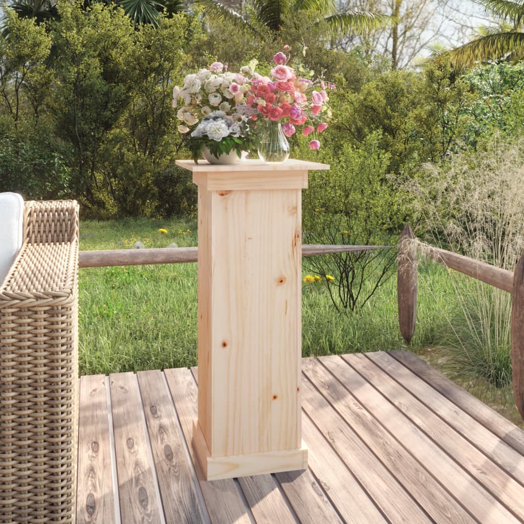 Vetonek Soporte para plantas madera maciza de pino 40x40x90 cm