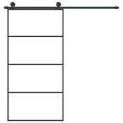 Puerta corredera set herrajes vidrio esg aluminio 102,5x205 cm v8299 - Vetonek