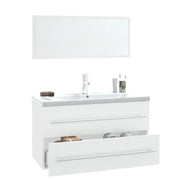 Conjunto de muebles de baño 3 piezas blanco V9968 Vetonek