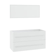 Conjunto de muebles de baño 3 piezas blanco brillante V0001 Vetonek