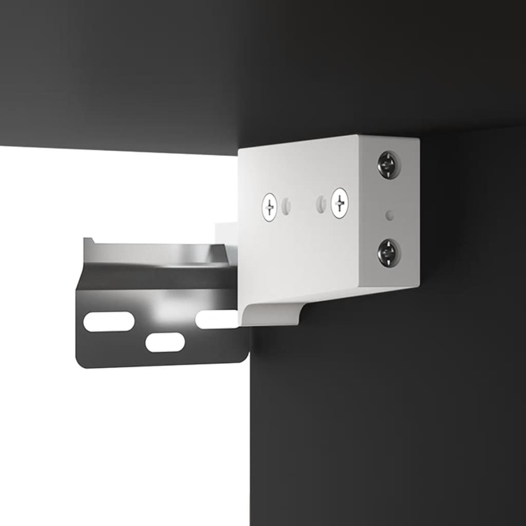 Conjunto de muebles de baño madera contrachapada negro V0025 Vetonek