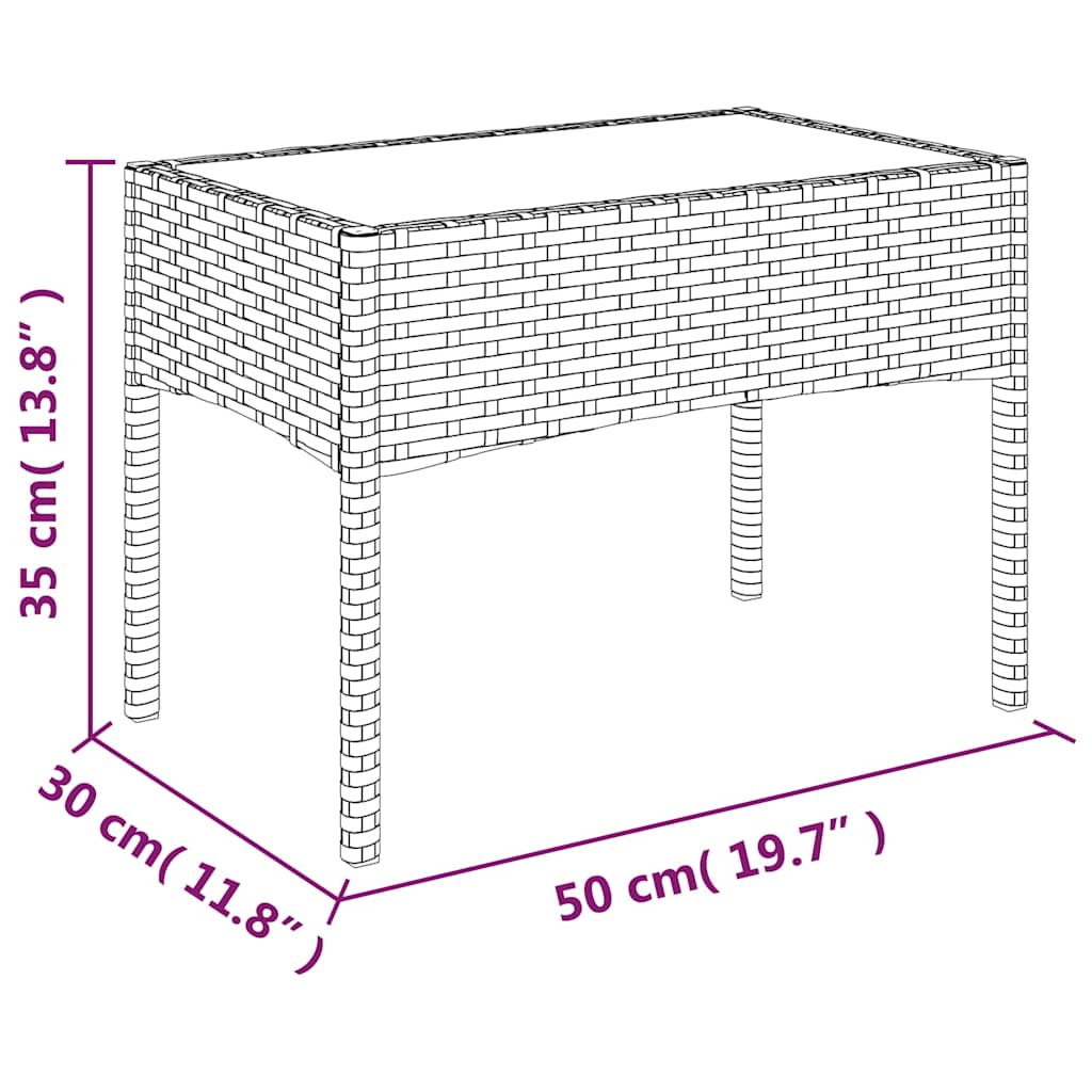 Set muebles de jardín 4 piezas y cojines ratán sintético marrón vidaXL