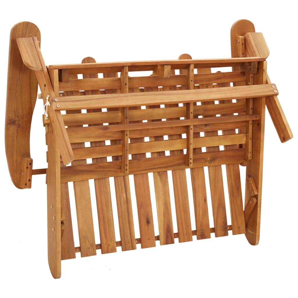 Juego de muebles de jardín Adirondack 4 piezas madera acacia vidaXL