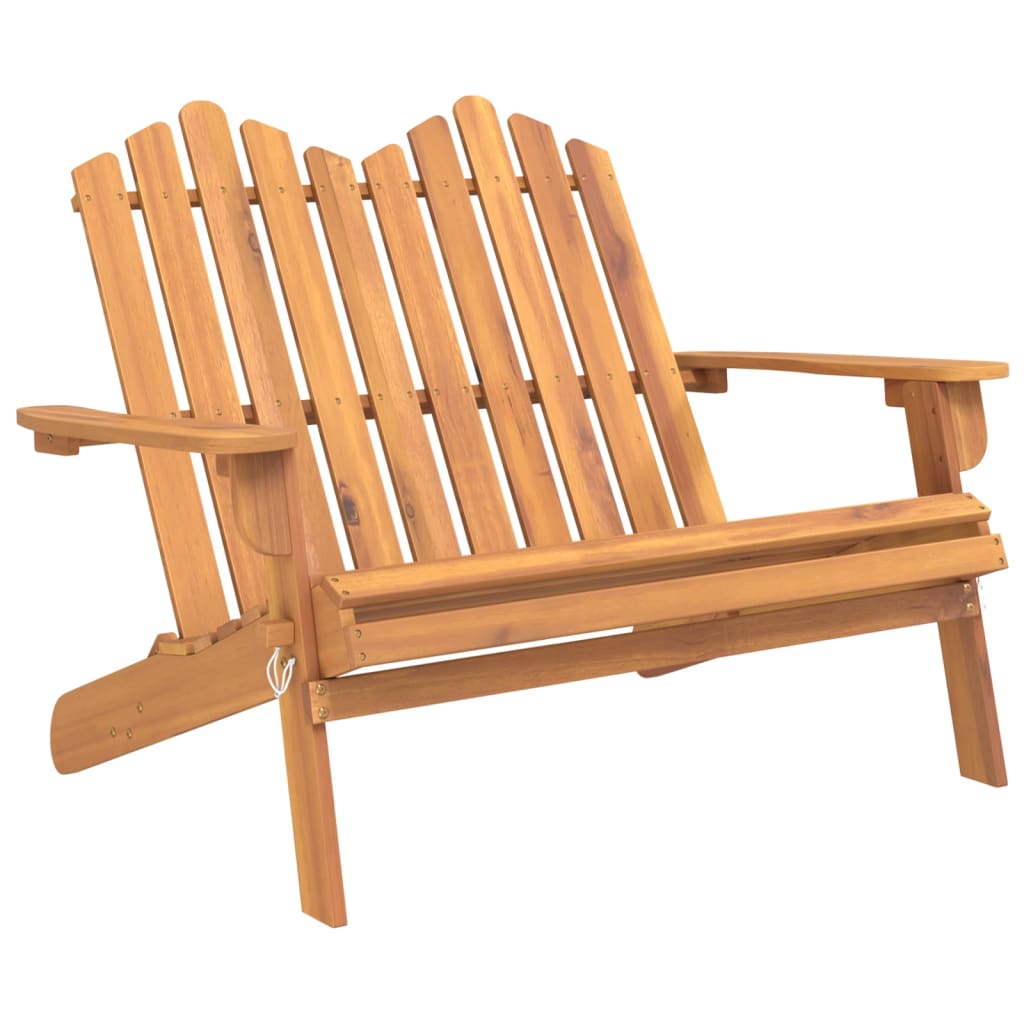 Juego de muebles de jardín Adirondack 3 piezas madera acacia vidaXL