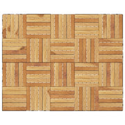 Terrace tiles 20 pcs teak wood vertical pattern 30x30 cm v5975 - Vetonek
