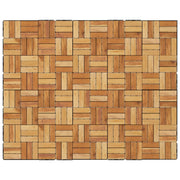 Terrace tiles 20 pcs solid teak wood 30x30 cm v5999 - Vetonek