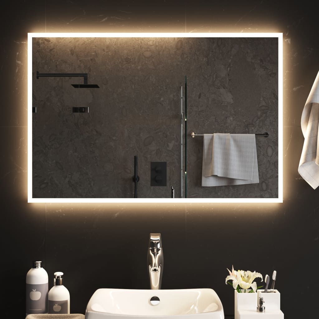 Vetonek Espejo de baño con LED 60x90 cm