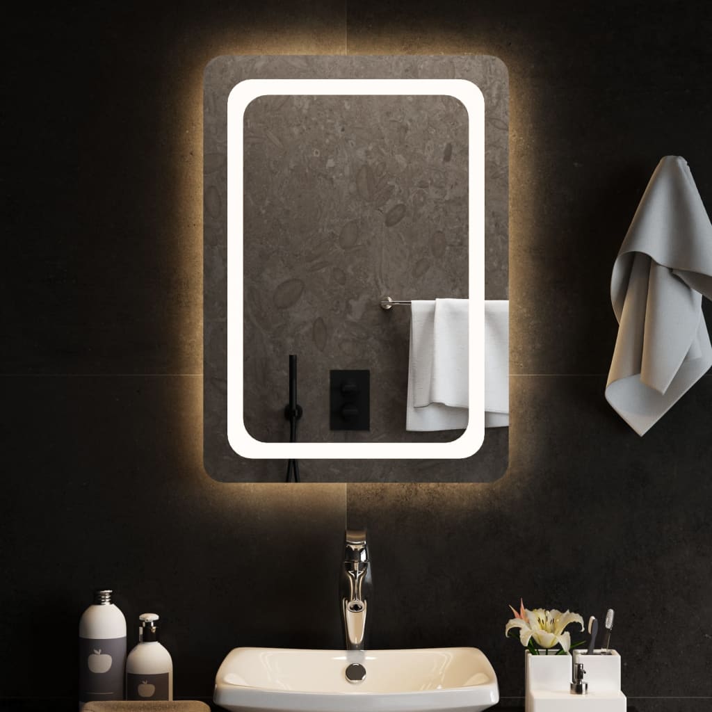 Vetonek Espejo de baño con LED 50x70 cm