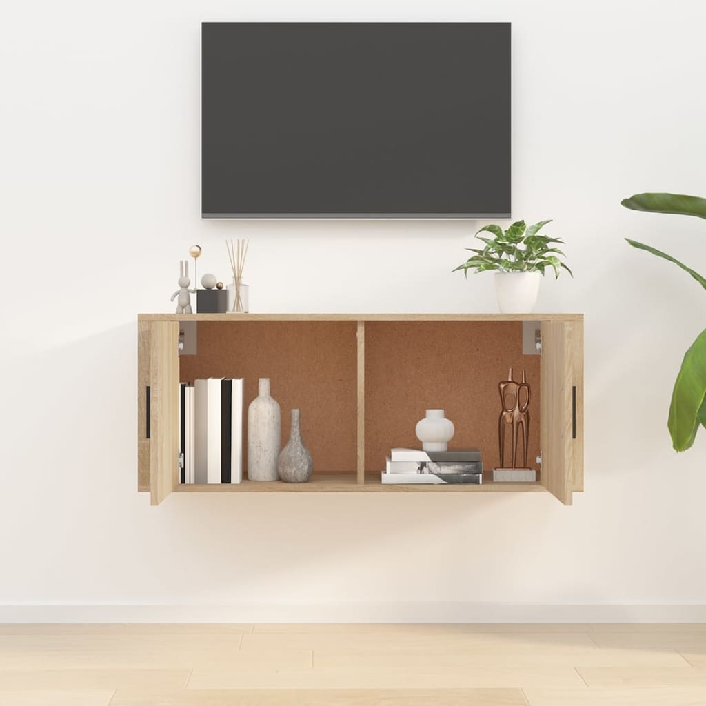 Wall TV furniture Sonoma 100x34,5x40 cm