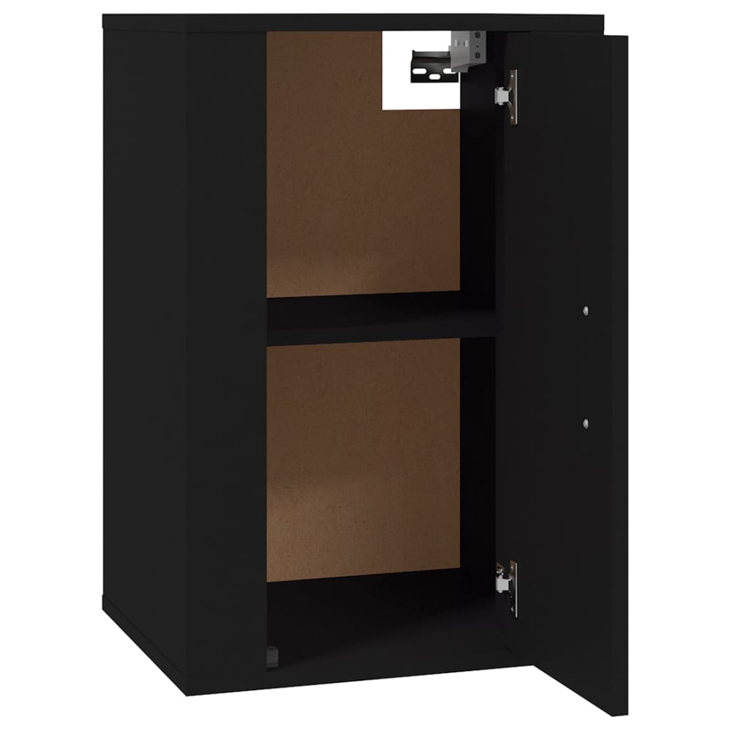 Muebles para TV de pared 2 uds negro 40x34,5x60 cm vidaXL