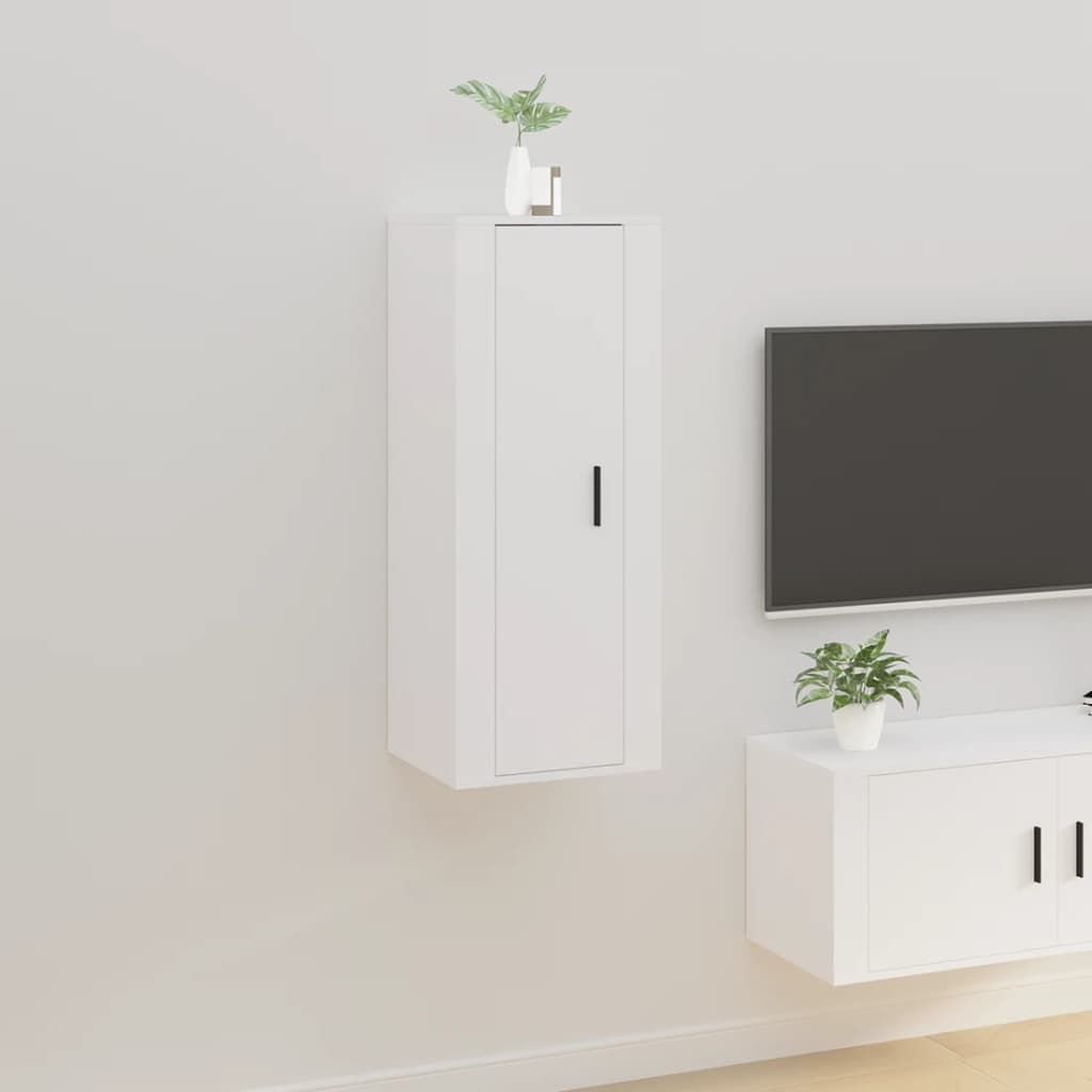 Vetonek Mueble para TV de pared blanco 40x34,5x100 cm