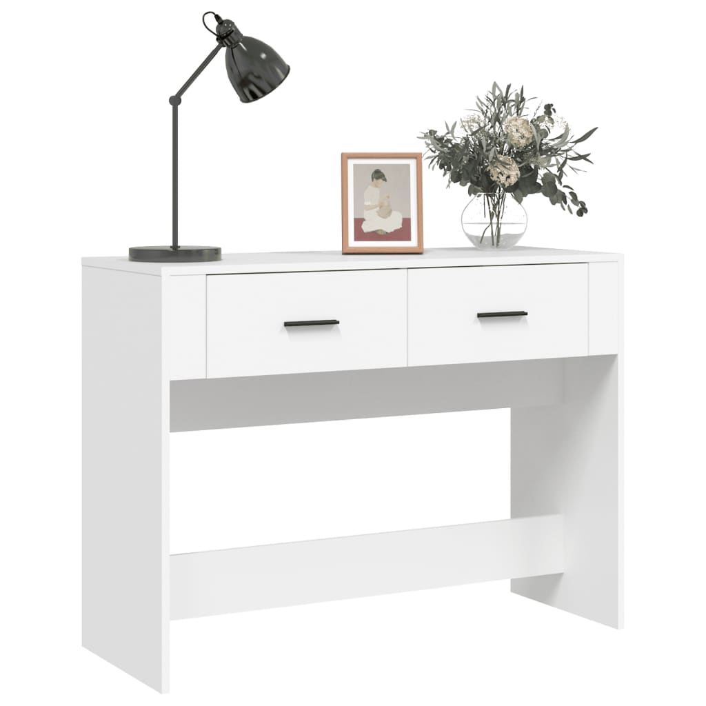 Mesa consola de madera blanco 100x39x75 cm vidaXL