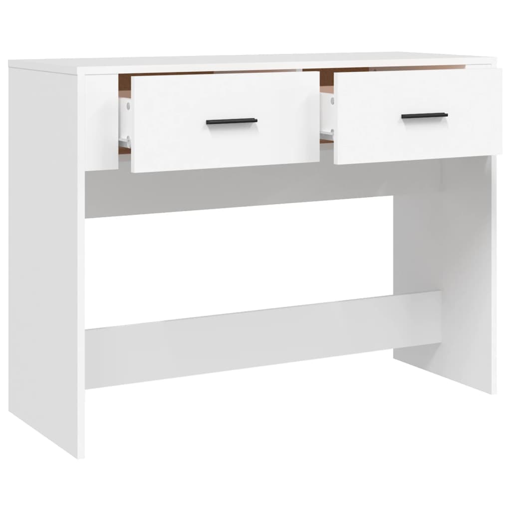 Mesa consola de madera blanco 100x39x75 cm vidaXL