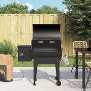 Black iron pellet barbecue 94 cm v1518 Vetonek