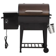 Pellet barbecue with black iron lower shelf 94 cm v1525 Vetonek