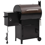 Pellet barbecue with black iron chimney 104 cm v1532 Vetonek