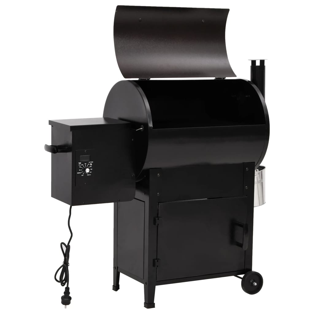 Pellet barbecue with black iron chimney 104 cm v1532 - Vetonek