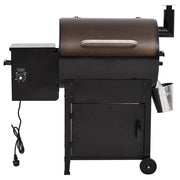 Pellet barbecue with black iron chimney 104 cm v1532 - Vetonek