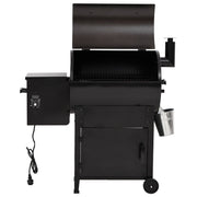 Pellet barbecue with black iron chimney 104 cm v1532 - Vetonek