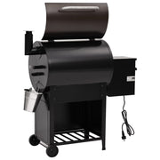 Pellet barbecue with black iron chimney 104 cm v1532 - Vetonek