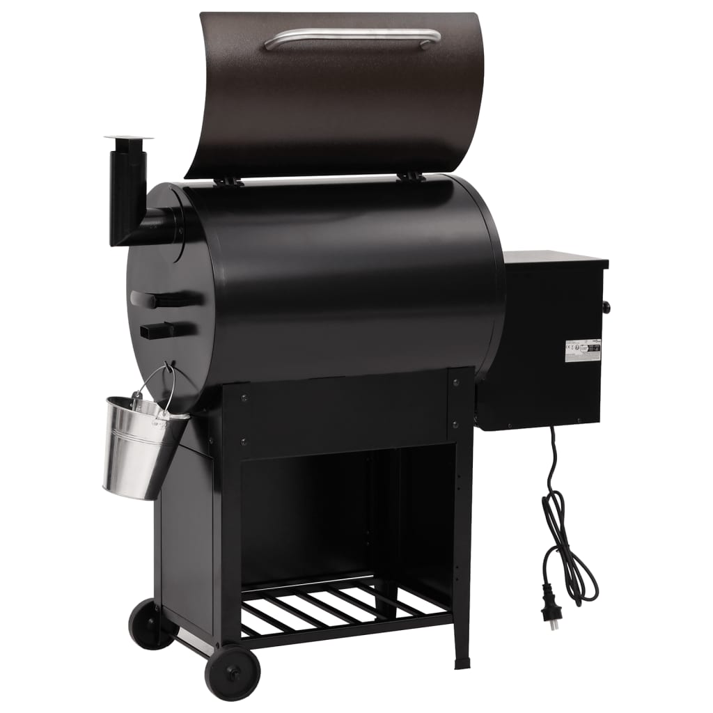 Pellet barbecue with black iron chimney 104 cm v1532 - Vetonek