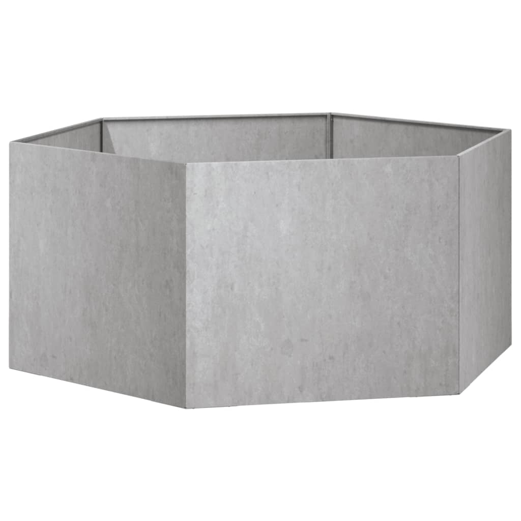 Jardinera de acero corten oxidado 90x90x45 cm v3628 - Vetonek