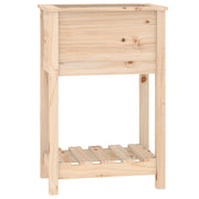 Jardinera de madera maciza de pino 54x34,5x81 cm v7343 - Vetonek