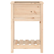 Jardinera de madera maciza de pino 54x34,5x81 cm v7343 - Vetonek