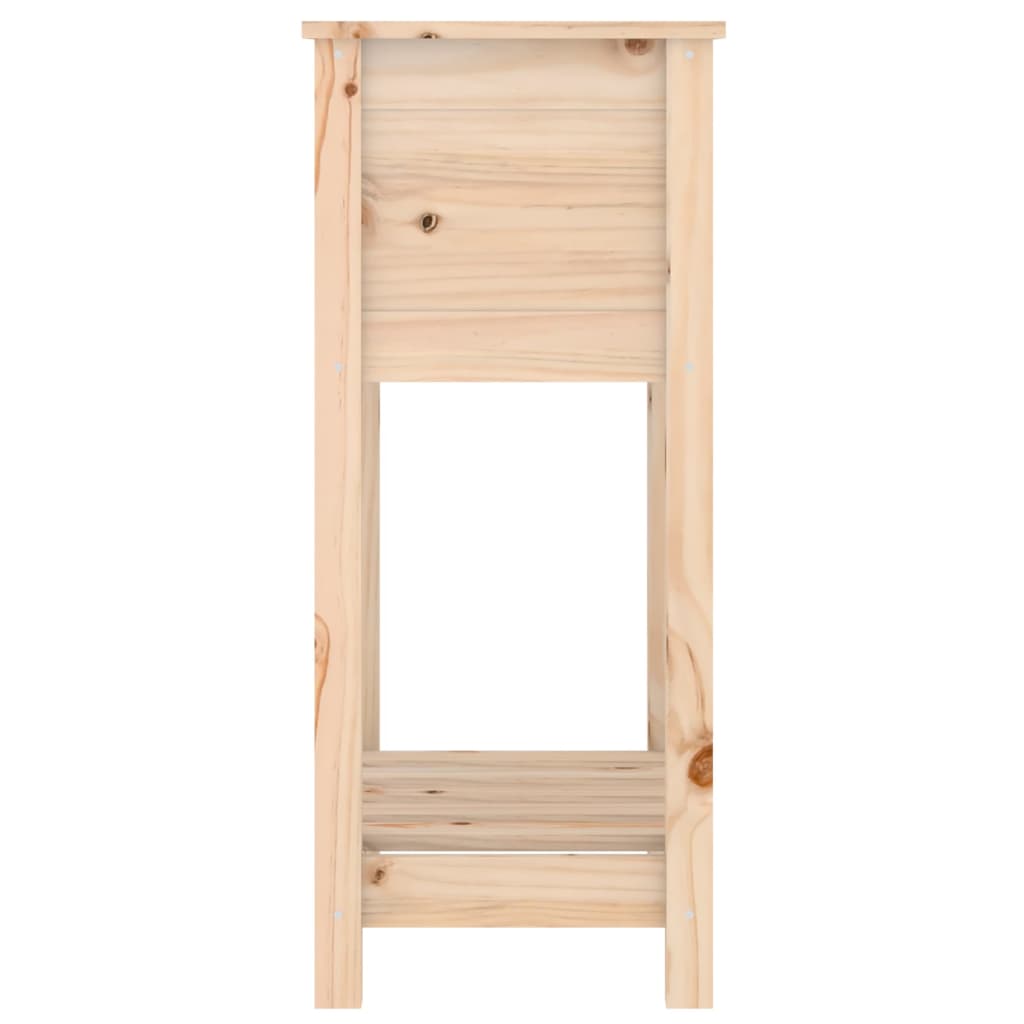Jardinera de madera maciza de pino 54x34,5x81 cm v7343 - Vetonek