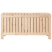 Caixa de armazenamento de jardim em madeira maciça de pinho 108x42,5x54 cm v7916 - Vetonek