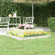 Jardinière en bois de pin blanc massif 110x110x27 cm v8241 Vetonek
