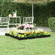 Jardinera madera maciza de pino negro 110x110x27 cm v8272 Vetonek