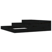 Vetonek Jardinera madera maciza de pino negro 107x107x27 cm