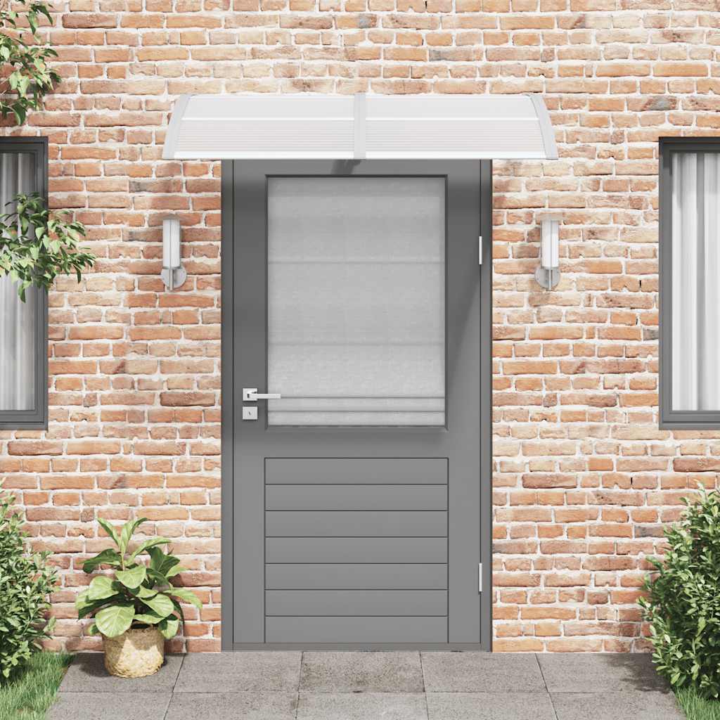 Porta in policarbonato grigio Marquesina 150x100 cm