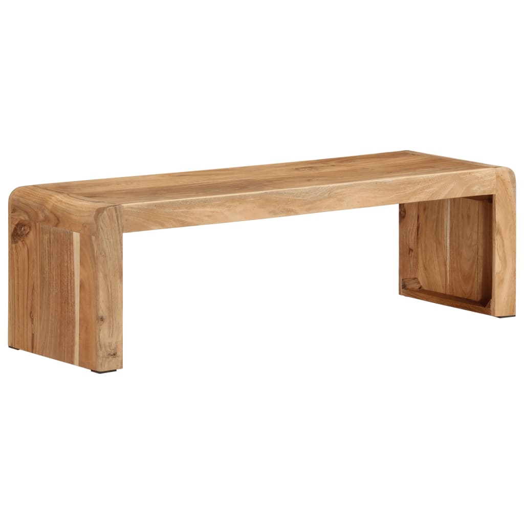 Vetonek Soporte de TV madera maciza de acacia 110x33x33 cm