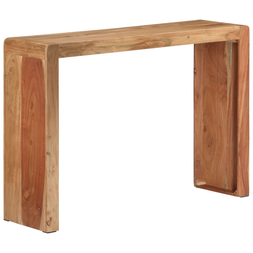 Vetonek Mesa consola madera maciza de acacia 110x30x76 cm