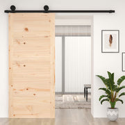 Puerta de granero madera maciza pino 90x1,8x204,5 cm v3368 Vetonek