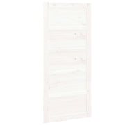 Vetonek Puerta de granero madera maciza pino blanca 90x1,8x204,5 cm