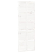 Vetonek Puerta de granero madera maciza pino blanca 80x1,8x214 cm