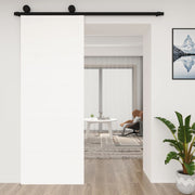 Puerta de granero madera maciza pino blanca 80x1,8x214 cm v3474 Vetonek