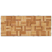 Terrace tiles 10 pcs solid teak wood 30x30 cm v9933 - Vetonek