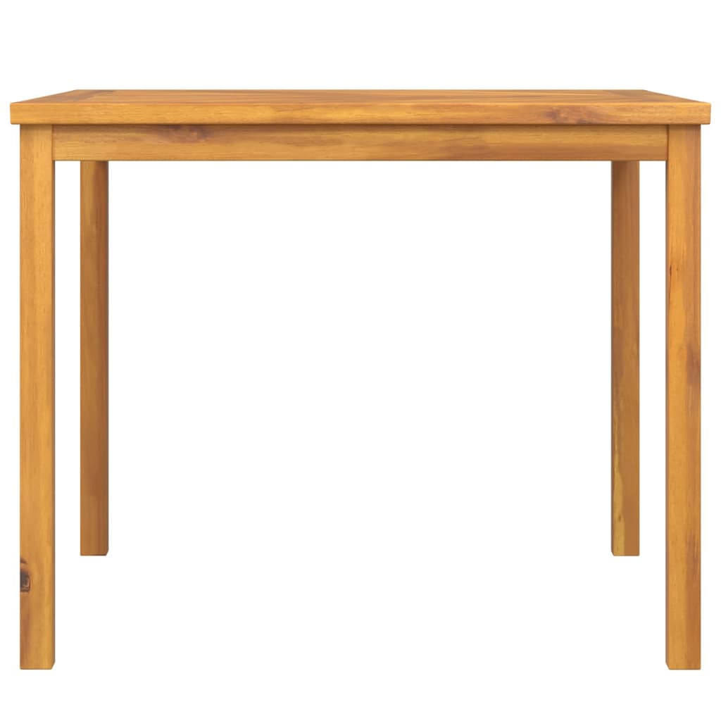 Mesa de comedor de jardín madera maciza de acacia 90x90x74 cm