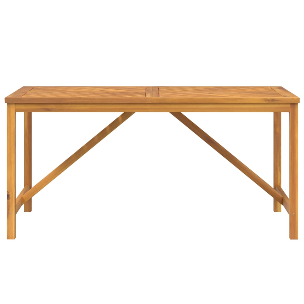 Acacia Massive Holzgarten Esstisch 150x90x74 cm