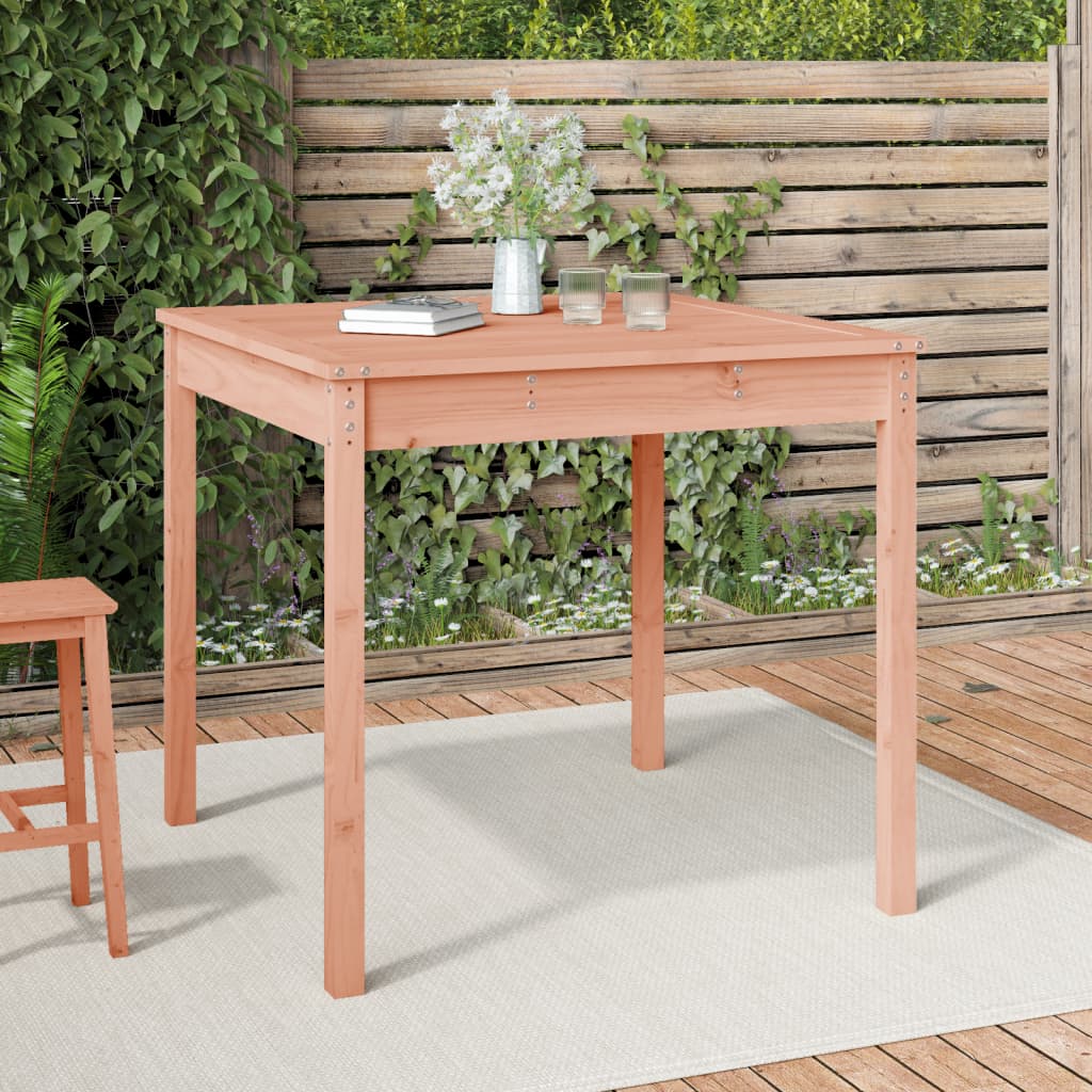 Vetonek Mesa de jardín madera maciza de abeto Douglas 82,5x82,5x76 cm