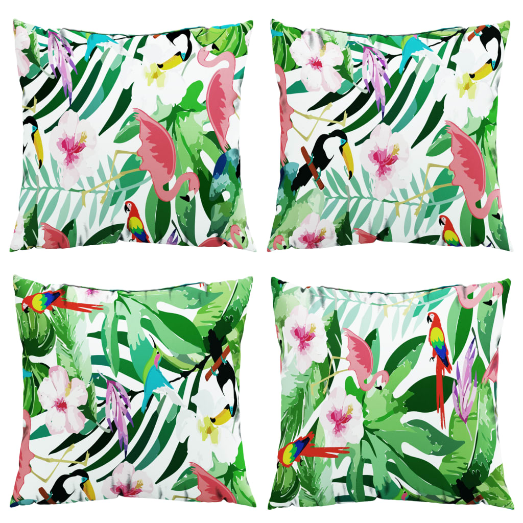 Decorative cushions 4 pcs multicolored fabric 40x40 cm v7921 - Vetonek