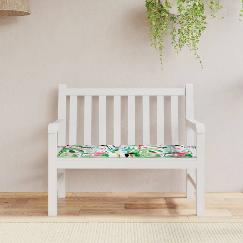 Garden Bank Cushion Multicolor Oxford 100x50x3 cm