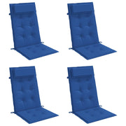 High back chair cushions 6 pcs Klein blue Oxford fabric V3225 Vetonek