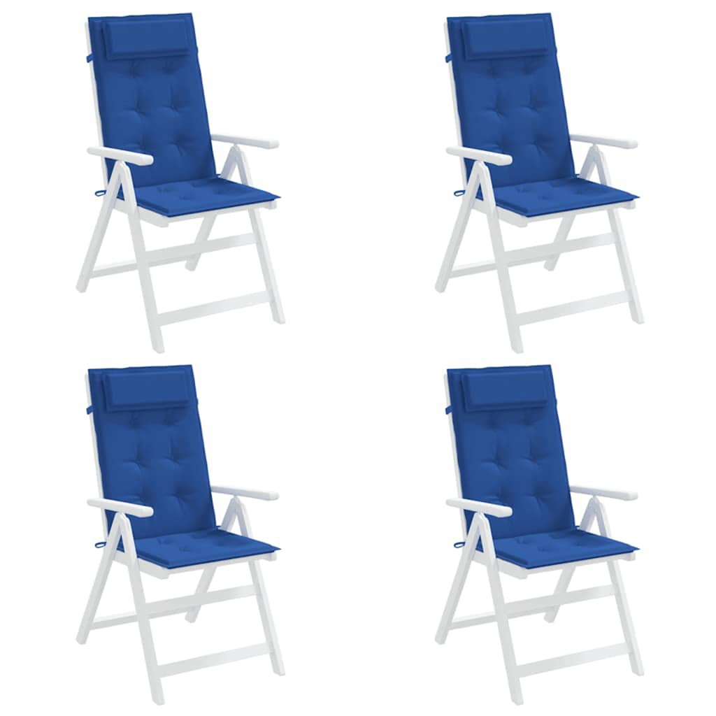 High back chair cushions 6 pcs Klein blue Oxford fabric V3225 Vetonek